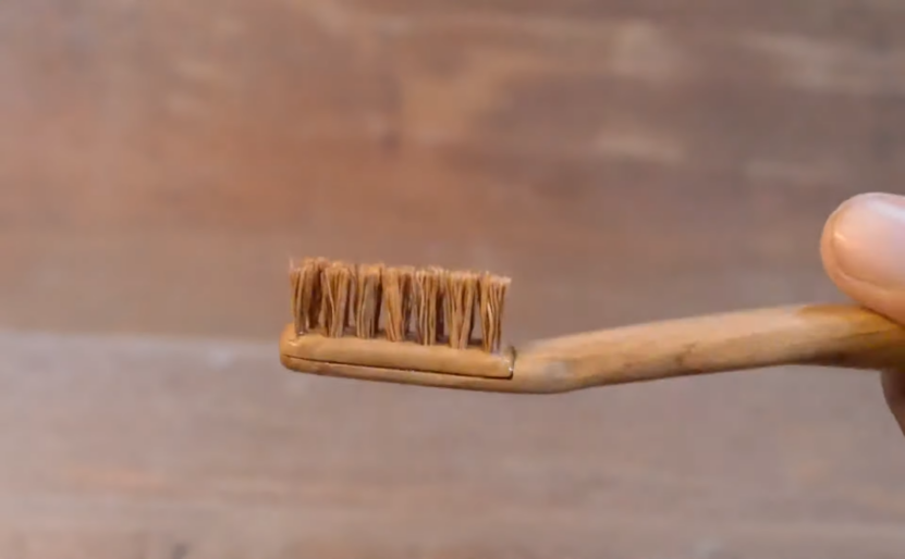 Biodegradable Toothbrush Bristles Made from Coconut Husk